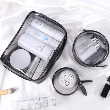 Portable Cosmetic Bag Fashion Waterproof PVC Transparent Makeup Bag Travel Zipper Organizer Travel Clear Make Up Bags for Women
Portable Cosmetic Bag Fashion Waterproof PVC Transparent Makeup Bag Travel Zipper Organizer Travel Clear Make Up Bags for Women