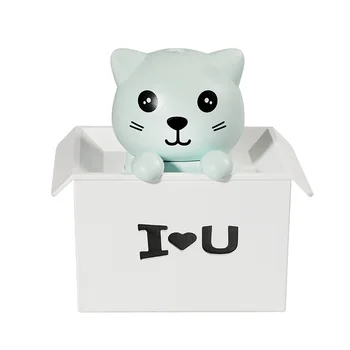 Valentine's Day Gift USB Air Humidifier Aroma Oil Diffuser Cute Pet Cat with Color Light
Valentine's Day Gift USB Air Humidifier Aroma Oil Diffuser Cute Pet Cat with Color Light