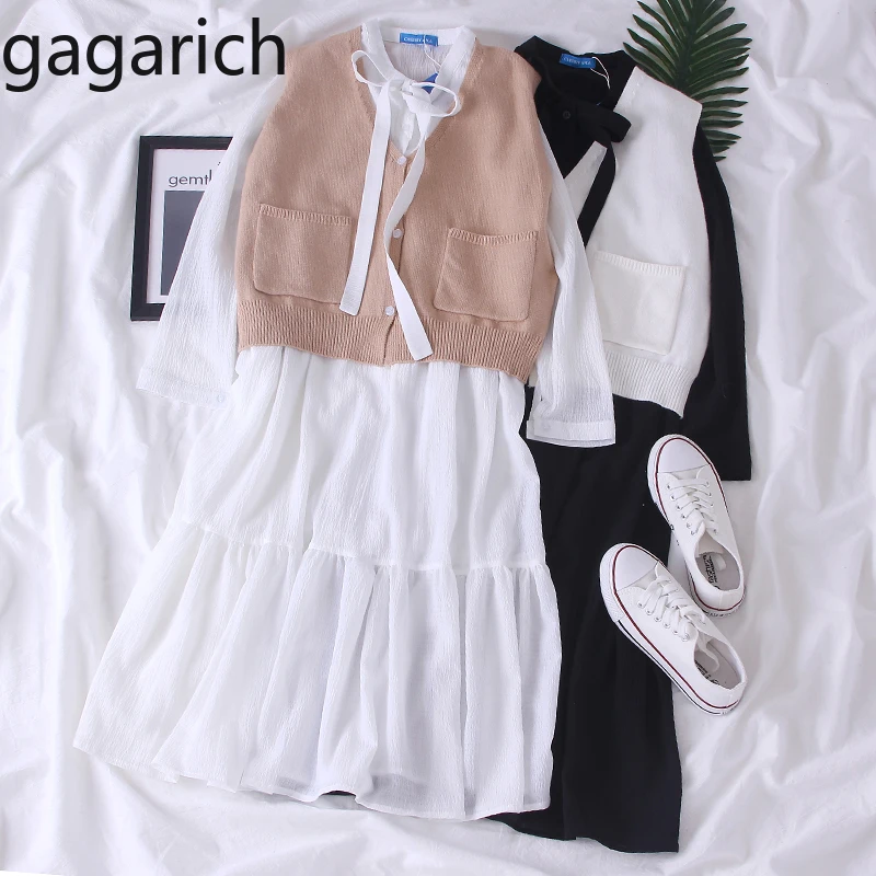 Gagarich Women Two Piece Set Spring Autumn 2020 New Korean Style Knit Sweater Vest Dress Female Suit Tide
Gagarich Women Two Piece Set Spring Autumn 2020 New Korean Style Knit Sweater Vest Dress Female Suit Tide