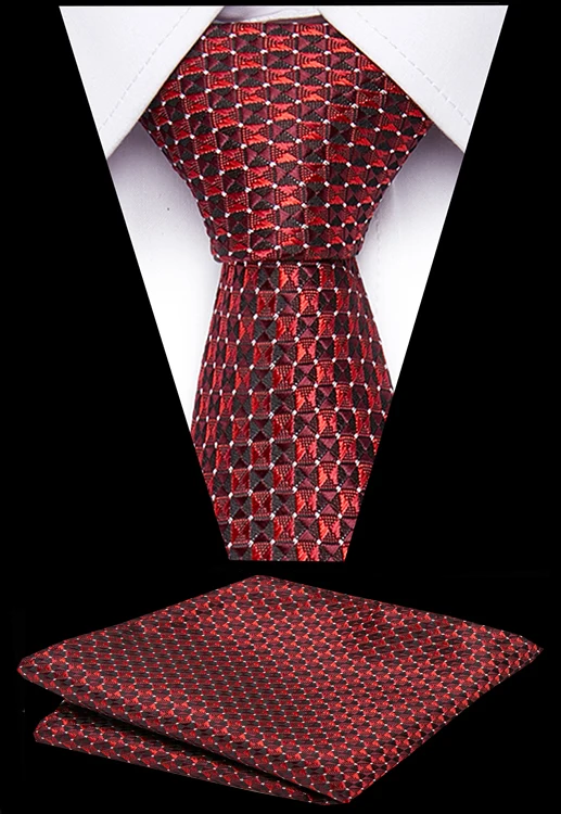 Handkerchief Set Classic Dark Red Geometric Gift For Men Woven Wedding Party 7.5cm Silk Men Tie Pocke Square
Handkerchief Set Classic Dark Red Geometric Gift For Men Woven Wedding Party 7.5cm Silk Men Tie Pocke Square