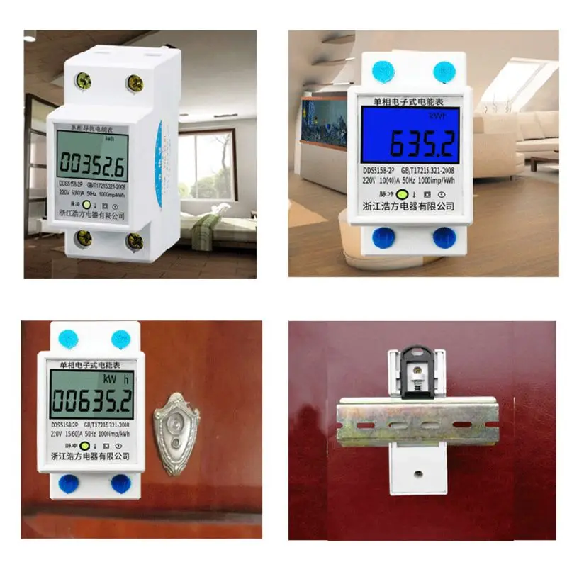 Digital Energy Meter Din Rail Mount 5-80A LCD Backlight Diaplay Home Industry A5YD
Digital Energy Meter Din Rail Mount 5-80A LCD Backlight Diaplay Home Industry A5YD