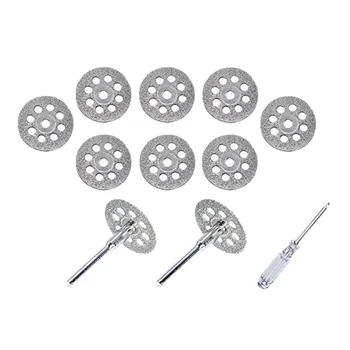 Diamond Cutting Wheel(22Mm)10Pcs with 402 Mandrel(m)2Pcs and Screwdriver for Dremel Rotary Tool
Diamond Cutting Wheel(22Mm)10Pcs with 402 Mandrel(m)2Pcs and Screwdriver for Dremel Rotary Tool
