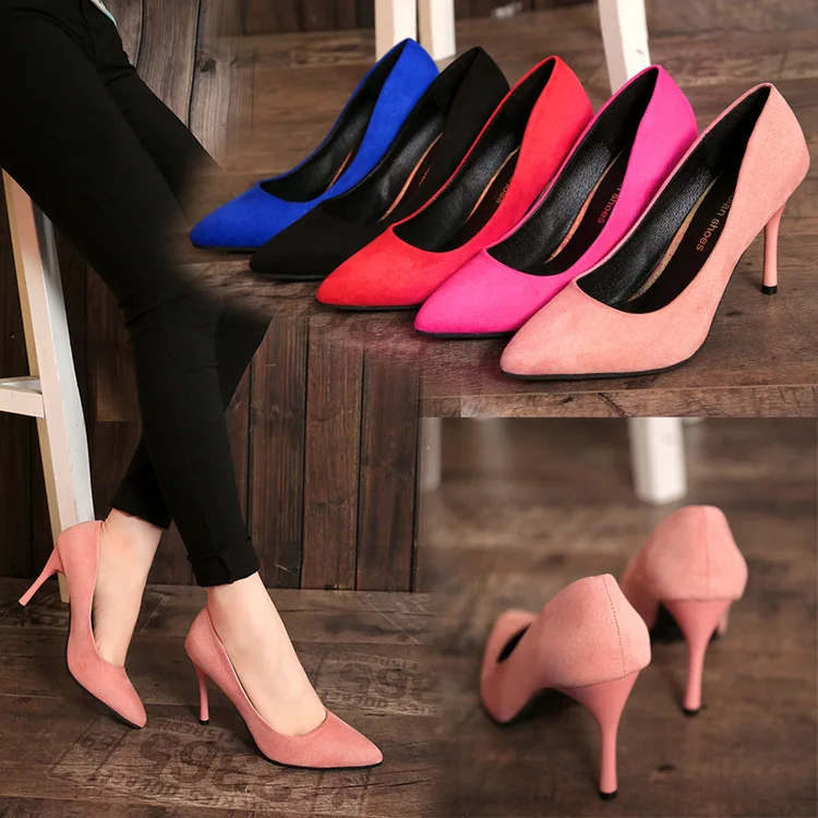 2019 Spring New Style Korean-style Black And White with Pattern-Shoe Thin Heeled Work High Heel Shoes Shallow Mouth WOMEN'S Sued
2019 Spring New Style Korean-style Black And White with Pattern-Shoe Thin Heeled Work High Heel Shoes Shallow Mouth WOMEN'S Sued