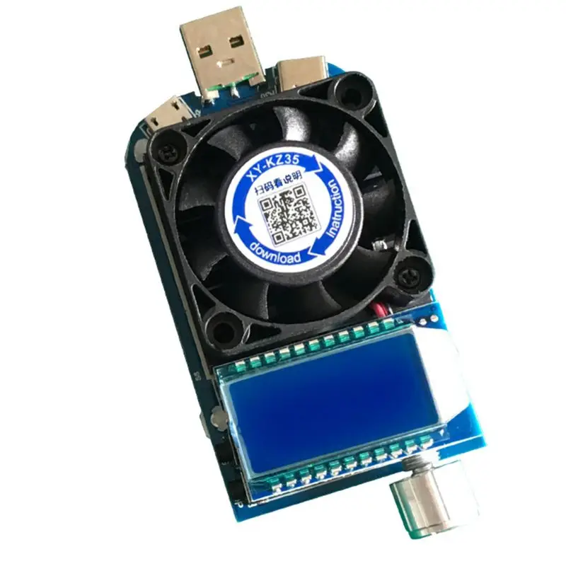 USB Intelligent Trigger Electronic Load Fast Charge Tester Support QC2.0/Q C3.0/AFC/FCP
USB Intelligent Trigger Electronic Load Fast Charge Tester Support QC2.0/Q C3.0/AFC/FCP