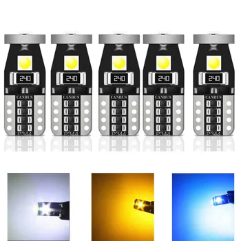 5Pcs T10 W5W Car LED Canbus Bulbs 6000K White Signal Light Auto Reading Lights Bulb License Plate Lamp 12V Car Interior Lampada
5Pcs T10 W5W Car LED Canbus Bulbs 6000K White Signal Light Auto Reading Lights Bulb License Plate Lamp 12V Car Interior Lampada