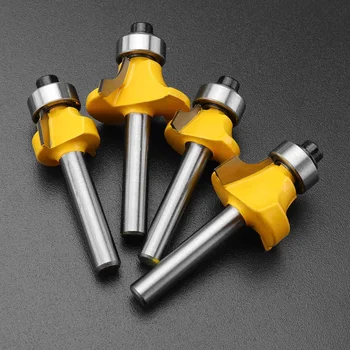 4pc 1/4" Wood Router Bit Set Shank Tungsten Carbide Rotary Tool For Wood Milling Cutters
4pc 1/4" Wood Router Bit Set Shank Tungsten Carbide Rotary Tool For Wood Milling Cutters