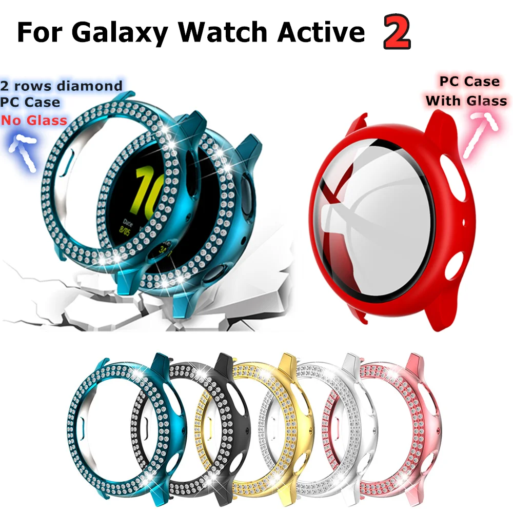 Duoteng Screen Protector Case For Samsung Active 2 40m 44mm Diamond PC cover bumper+Glass film for Galaxy Watch Active 2 Cover
Duoteng Screen Protector Case For Samsung Active 2 40m 44mm Diamond PC cover bumper+Glass film for Galaxy Watch Active 2 Cover