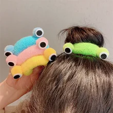 Frog Shaped Hair Ring Korean Hair Accessories Elastic Head Band For Women Seamless Plush Hair Rope Soft Thick Winter Hairbands
Frog Shaped Hair Ring Korean Hair Accessories Elastic Head Band For Women Seamless Plush Hair Rope Soft Thick Winter Hairbands