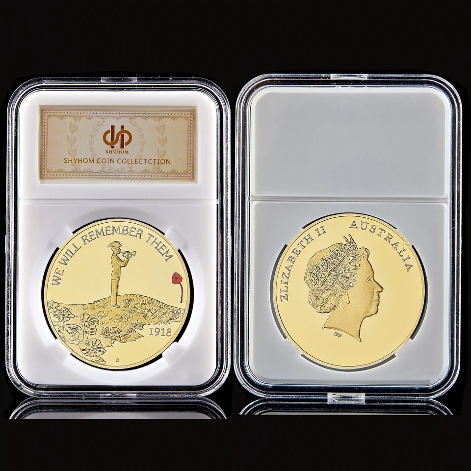 WWI 1918 We Will Remember Them Elizabeth II Challenge Freedom World Memory Metal Coin
WWI 1918 We Will Remember Them Elizabeth II Challenge Freedom World Memory Metal Coin