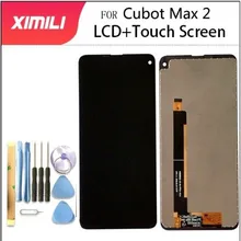 Ensemble écran tactile LCD de 100% pouces pour Cubot Max 2, pièce de réparation avec outils et adhésif, testé, nouveau, 6.8=