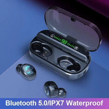 New TWS V10 English Bluetooth Headset Dual Ear LED Display Charging Cabin In-Ear Plug Smiley breathing light version
New TWS V10 English Bluetooth Headset Dual Ear LED Display Charging Cabin In-Ear Plug Smiley breathing light version
