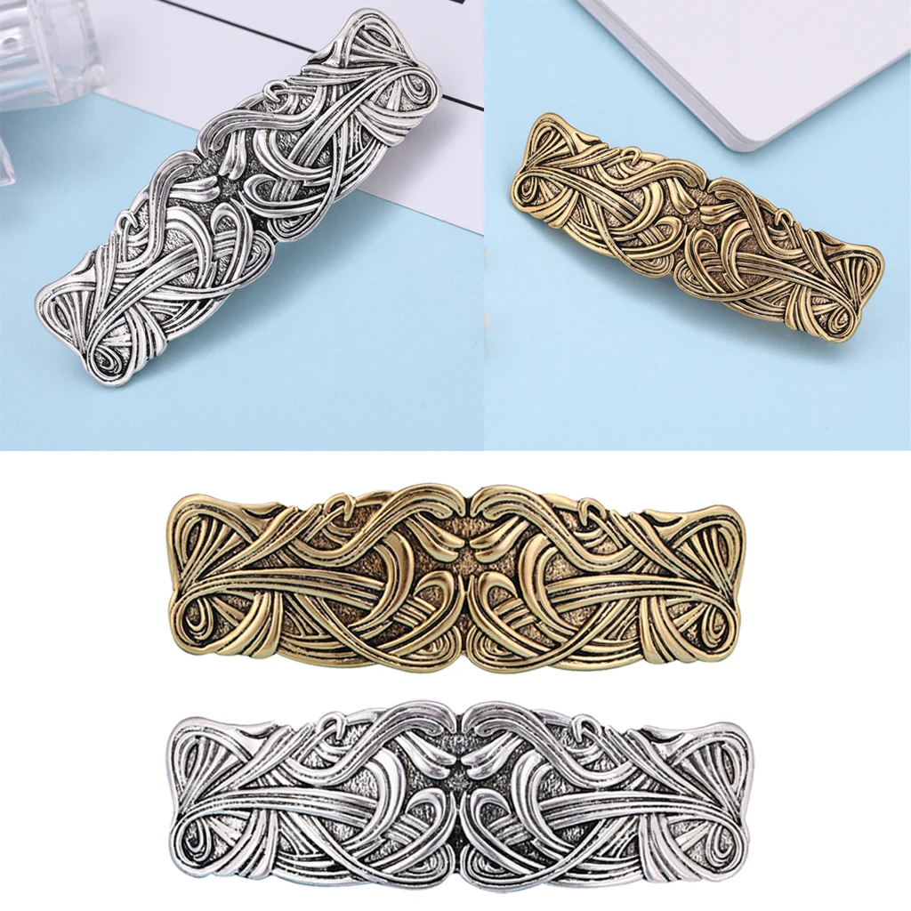 2pcs Vicking Knot Hair Barrettes French Clip Vintage Spring Hair Clips Bridal Wedding Formal Event Hair Jewelry for Women Girls
2pcs Vicking Knot Hair Barrettes French Clip Vintage Spring Hair Clips Bridal Wedding Formal Event Hair Jewelry for Women Girls