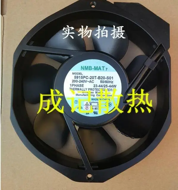 NMB-MAT 5915PC-20T-B20-S01 AC 220V 40W 170x150x38mm вентилятор охлаждения сервера
NMB-MAT 5915PC-20T-B20-S01 AC 220V 40W 170x150x38mm вентилятор охлаждения сервера