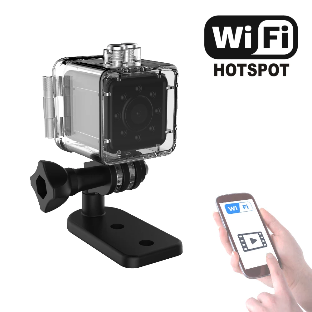 Mini WiFi Sport Camera Night Vision 1080P, Wireless Video View in Phone App, Motion Detection DVR Camcorder Photo Trap
Mini WiFi Sport Camera Night Vision 1080P, Wireless Video View in Phone App, Motion Detection DVR Camcorder Photo Trap