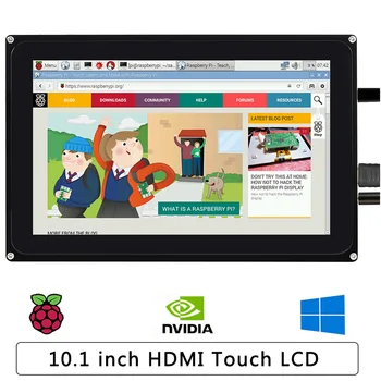 Raspberry Pi 10.1 Inch HDMI LCD 1024x600 Touch Screen Capacitive with OSD Menu + Acrylic Holder for Raspberry Pi 4B/3B+/Zero
Raspberry Pi 10.1 Inch HDMI LCD 1024x600 Touch Screen Capacitive with OSD Menu + Acrylic Holder for Raspberry Pi 4B/3B+/Zero