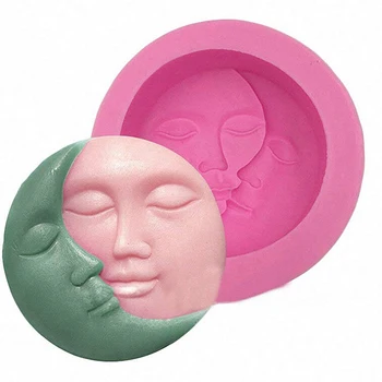 1Pcs Pink Soap Mold Round Shape Sun Moon Faces Silicone Mold DIY Fondant Chocolate Cake Decorating Tools Kitchen Baking Tool
1Pcs Pink Soap Mold Round Shape Sun Moon Faces Silicone Mold DIY Fondant Chocolate Cake Decorating Tools Kitchen Baking Tool