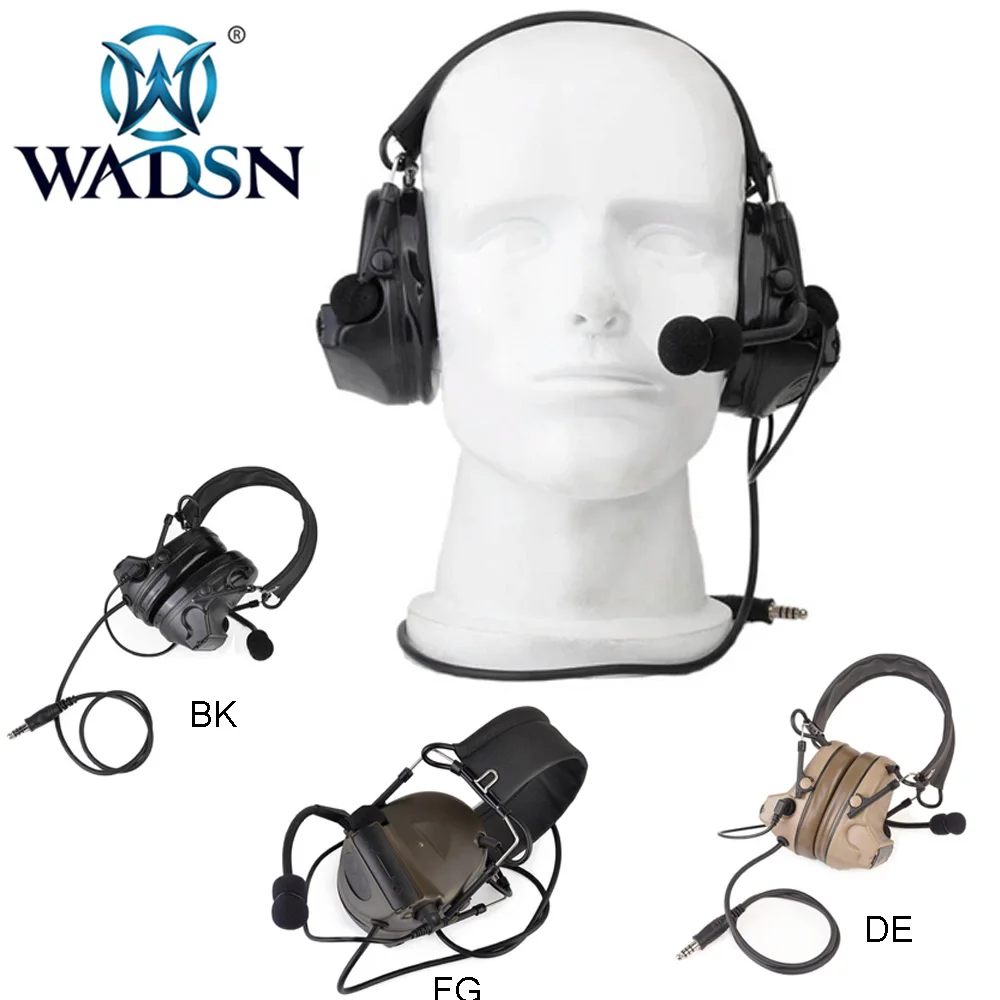 WADSN Tactical Headsets zComtac II Headset Hunting Airsoft Headphones Noise Reduction Shooting Softair Military Plug Earphone
WADSN Tactical Headsets zComtac II Headset Hunting Airsoft Headphones Noise Reduction Shooting Softair Military Plug Earphone