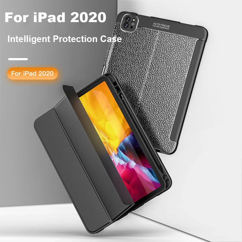 For Apple iPad Pro 12.9" 2020 Case Soft TPU Shockproof Leather Flip Protective Stand Tablet Case for iPad Pro 11" 12.9" 2018
For Apple iPad Pro 12.9" 2020 Case Soft TPU Shockproof Leather Flip Protective Stand Tablet Case for iPad Pro 11" 12.9" 2018