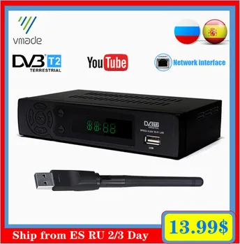 Hot Sale Europe TV Tuner Decoder DVB-T Digital Terrestrial Receiver DVB-T2 Built-in RJ45 Network Support Youtube PVR USB
Hot Sale Europe TV Tuner Decoder DVB-T Digital Terrestrial Receiver DVB-T2 Built-in RJ45 Network Support Youtube PVR USB