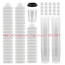 Spray Paint Gun Cups with lids 160/400/600/800ml Spray gun Disposable Measuring Cups Paint Mixing Cup for Automotive Paint
Spray Paint Gun Cups with lids 160/400/600/800ml Spray gun Disposable Measuring Cups Paint Mixing Cup for Automotive Paint
