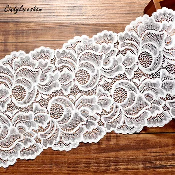 2Yards 17.5 cm Wide White Elastic Stretch Lace Trim Ribbon Elastic Lace Fabric Bra Apparel Lace Lingerie Garters swimsuit Sewing
2Yards 17.5 cm Wide White Elastic Stretch Lace Trim Ribbon Elastic Lace Fabric Bra Apparel Lace Lingerie Garters swimsuit Sewing