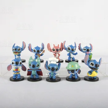 10pcs/lset Lilo & Stitch 2cm-4cm Anime Figures PVC Model Toy Minifigure Cute Collectible Figma Creative Birthday Gift for Kids
10pcs/lset Lilo & Stitch 2cm-4cm Anime Figures PVC Model Toy Minifigure Cute Collectible Figma Creative Birthday Gift for Kids