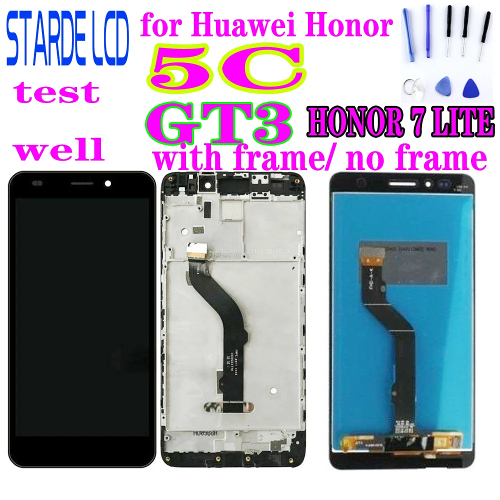 For Huawei Honor 5C LCD Display Touch Screen Digitizer Assembly with Frame GT3 Or HONOR 7 LITE LCD Display Screen Replacement
For Huawei Honor 5C LCD Display Touch Screen Digitizer Assembly with Frame GT3 Or HONOR 7 LITE LCD Display Screen Replacement