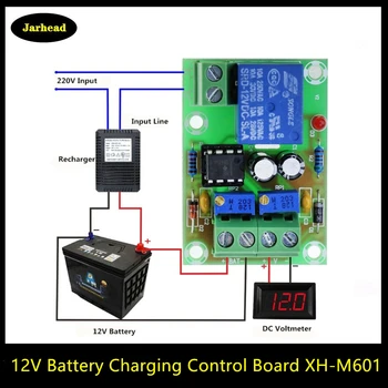 12V Battery Charging Control Board XH-M601 Intelligent Charger Power Supply Control Panel Automatic Charging/Stop Power Supply
12V Battery Charging Control Board XH-M601 Intelligent Charger Power Supply Control Panel Automatic Charging/Stop Power Supply