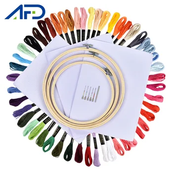 50/100 Color Embroidery Threads Circles Cloth 6pcs Embroidery Needles Set DIY Sewing Tool Stitching Needlework
50/100 Color Embroidery Threads Circles Cloth 6pcs Embroidery Needles Set DIY Sewing Tool Stitching Needlework