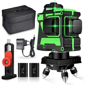 Infrared Level Self-Leveling Laser Level Remote Control 3D Horizontal And Vertical Cross-Line Leveler Beam Tool With Base Set
Infrared Level Self-Leveling Laser Level Remote Control 3D Horizontal And Vertical Cross-Line Leveler Beam Tool With Base Set