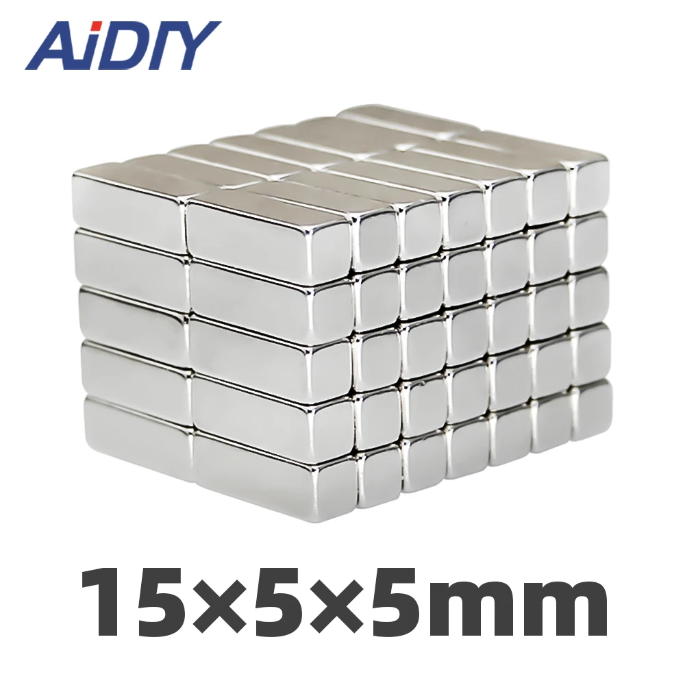 AIDIY 5/30Pcs/lot 15x5x5mm Neodymium Magnet Sheet Rectangular Super Strong Powerful Rare Earth Magnets Block Square 15 x 5 x 5mm
AIDIY 5/30Pcs/lot 15x5x5mm Neodymium Magnet Sheet Rectangular Super Strong Powerful Rare Earth Magnets Block Square 15 x 5 x 5mm