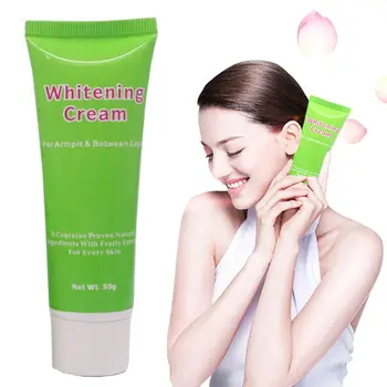 50g Natural Whitening Brighten Body Cream Armpit Hands Legs Neck back Melanin Remover Moisturizing Smooth Skin Care Q0KD
50g Natural Whitening Brighten Body Cream Armpit Hands Legs Neck back Melanin Remover Moisturizing Smooth Skin Care Q0KD