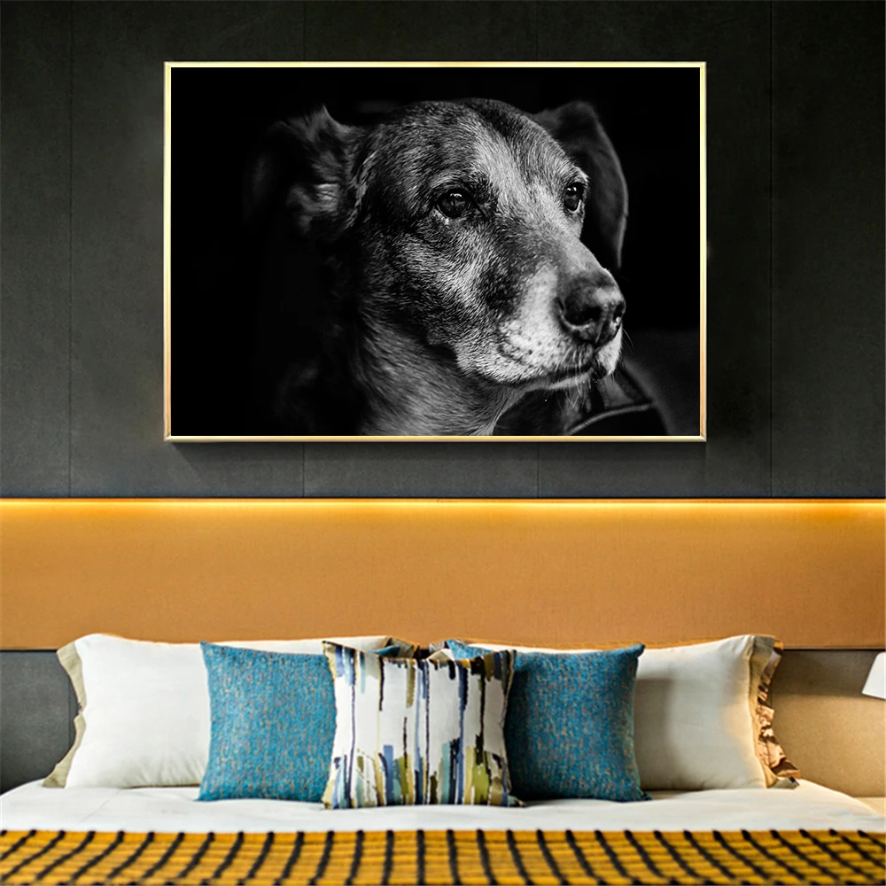 Noridc Animal Wall Print Dog Black And White Poster Wall Art Puppy Dog Poster Painting Home Decoration Canvas Pictures Cuadros
Noridc Animal Wall Print Dog Black And White Poster Wall Art Puppy Dog Poster Painting Home Decoration Canvas Pictures Cuadros