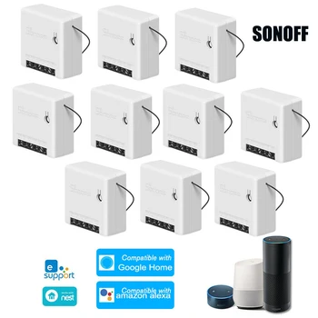 SONOFF MINI DIY WiFi Switch Two Way Smart Switch Small Body Timer Light Switch Remote Control Module Work For Alexa / Google
SONOFF MINI DIY WiFi Switch Two Way Smart Switch Small Body Timer Light Switch Remote Control Module Work For Alexa / Google