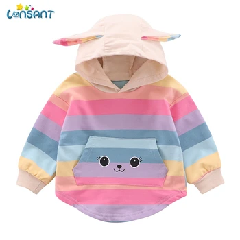 LONSANT Toddler Kids Baby Girls Striped Rainbow Cartoon Hooded Sweatshirt Coat Tops Cute Girl Sweatshirts Baby Hoody N30
LONSANT Toddler Kids Baby Girls Striped Rainbow Cartoon Hooded Sweatshirt Coat Tops Cute Girl Sweatshirts Baby Hoody N30