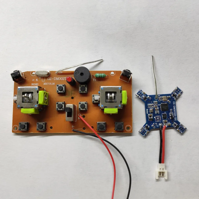 2.4G 150M Remote Controller Receiver Transmitter Circuit Board for DIY RC Toys Quadcopter FPV Drone
2.4G 150M Remote Controller Receiver Transmitter Circuit Board for DIY RC Toys Quadcopter FPV Drone