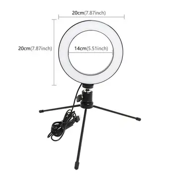 LED Selfie Ring Light 8"LED 3 Modes 5500K Dimmable Studio Camera Ring Light Photo Phone For Makeup Video Live Studio Youtube
LED Selfie Ring Light 8"LED 3 Modes 5500K Dimmable Studio Camera Ring Light Photo Phone For Makeup Video Live Studio Youtube