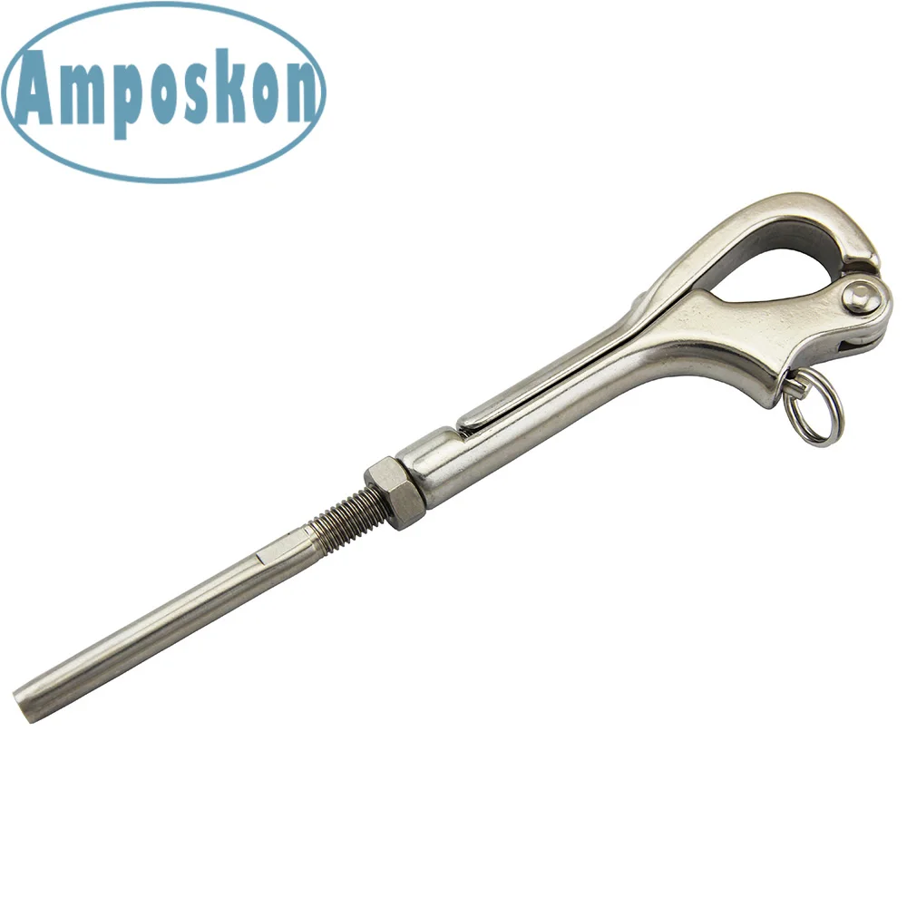 New 3''/ 4'' Openable Pelican Hooks Shackle 316 Stainless Steel Quick Release Hand Rail Guardrails Sup Board Accessories Surf
New 3''/ 4'' Openable Pelican Hooks Shackle 316 Stainless Steel Quick Release Hand Rail Guardrails Sup Board Accessories Surf