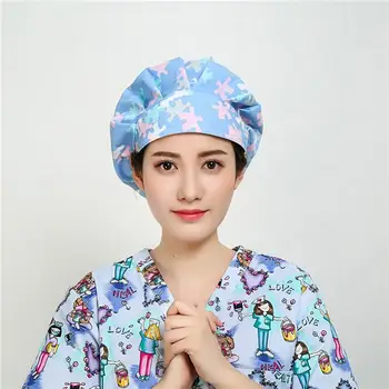 1PC Jigsaw Puzzle Printing Hat Cotton Elastic Strap Cap Doctor Nurse Cap Working Hat Head Protector for Beautician Worker
1PC Jigsaw Puzzle Printing Hat Cotton Elastic Strap Cap Doctor Nurse Cap Working Hat Head Protector for Beautician Worker