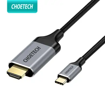 CHOETECH USB C to HDMI Cable 4K Type C HDMI Thunderbolt3 Converter for MacBook Samsung S10 S20 USB Type C to HDMI Adapter
CHOETECH USB C to HDMI Cable 4K Type C HDMI Thunderbolt3 Converter for MacBook Samsung S10 S20 USB Type C to HDMI Adapter