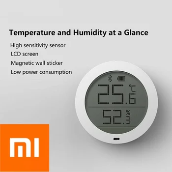 Xiaomi Mijia Wireless Temperature Smart Humidity Sensor LCD Screen Digital Thermometer Moisture Meter Mi APP
Xiaomi Mijia Wireless Temperature Smart Humidity Sensor LCD Screen Digital Thermometer Moisture Meter Mi APP