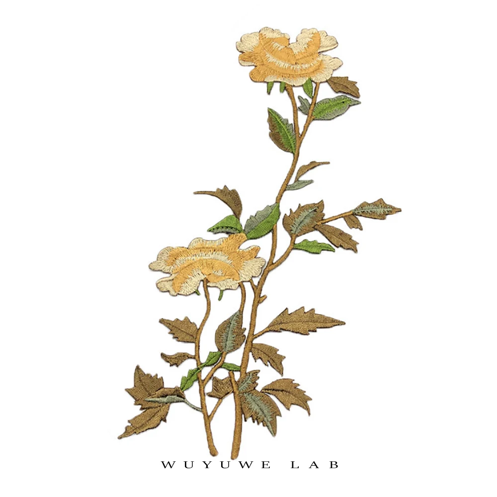 1Pc Yellow Rose Applique Clothing Toppe Embroidery Patch Parches Fabric Sticker Iron On Patch Craft Sewing Repair 13.5 X 23.5cm
1Pc Yellow Rose Applique Clothing Toppe Embroidery Patch Parches Fabric Sticker Iron On Patch Craft Sewing Repair 13.5 X 23.5cm