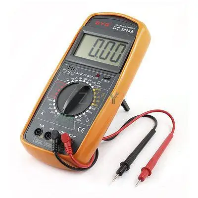 DT9205A DC AC Ammeter Voltmeter Ohmmeter LCD Tester Multimeter Multitester
DT9205A DC AC Ammeter Voltmeter Ohmmeter LCD Tester Multimeter Multitester