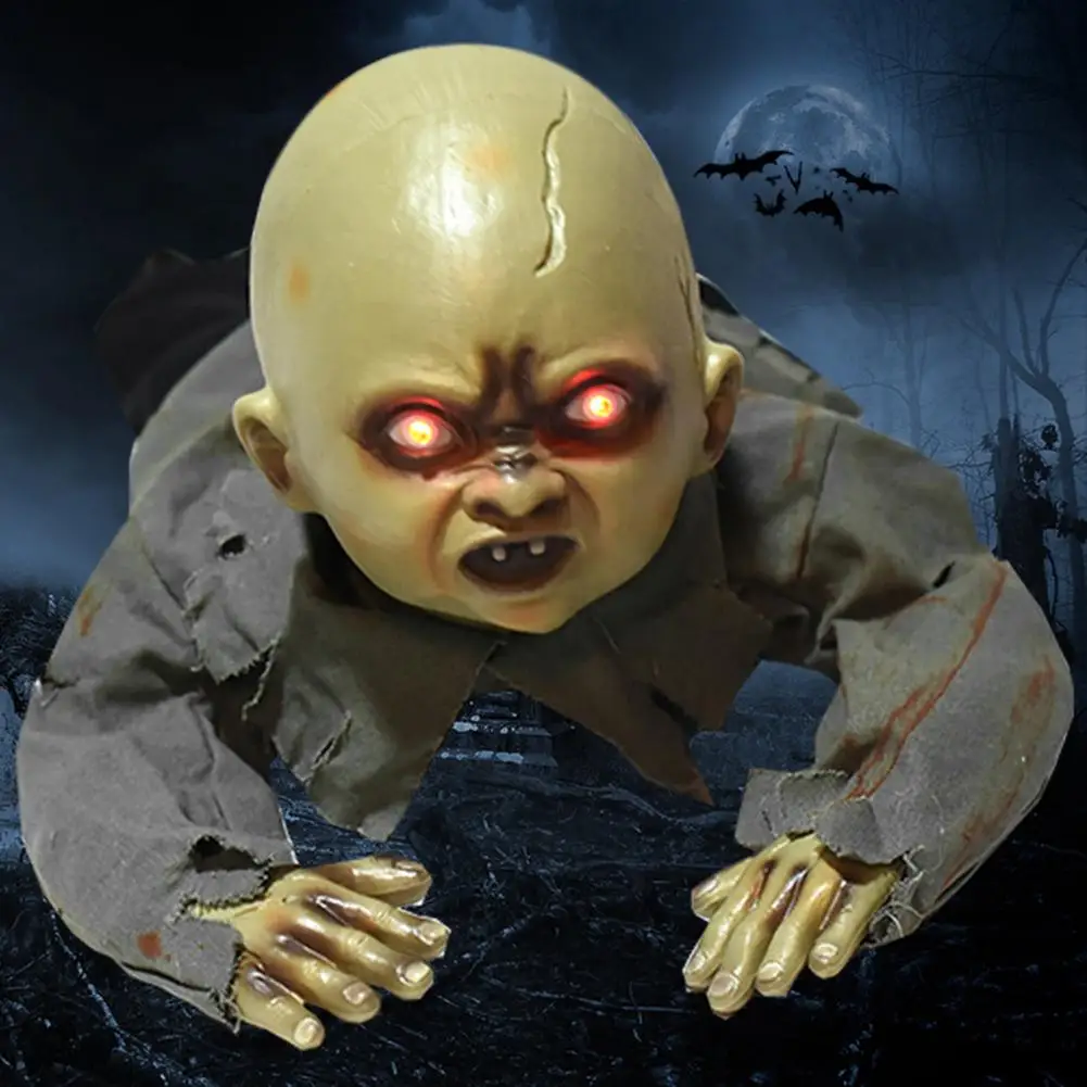 Halloween LED Crawling Zombie Ghost Miniature Figurines Animated Crawling Baby Ghost Doll Prop Halloween Decoration Party Decor
Halloween LED Crawling Zombie Ghost Miniature Figurines Animated Crawling Baby Ghost Doll Prop Halloween Decoration Party Decor