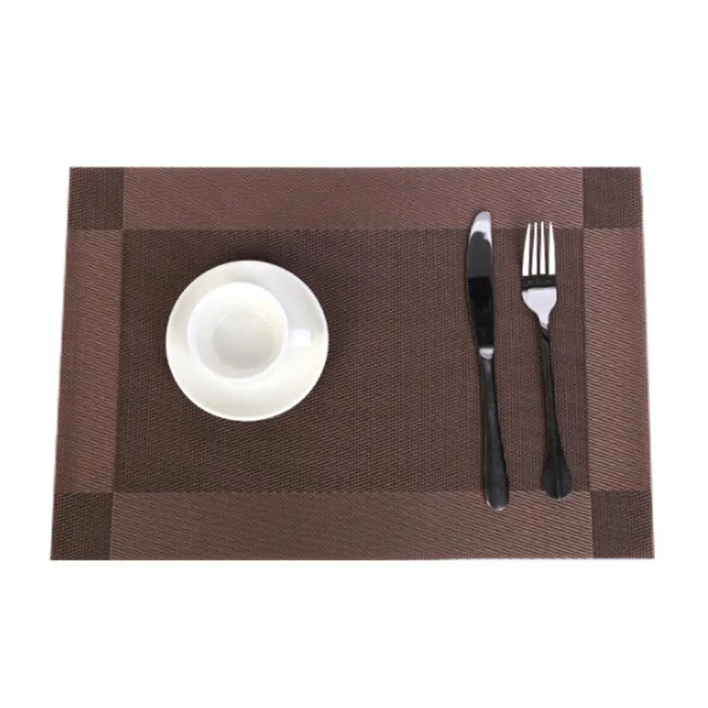 Placemats Washable PVC Table Cloth Pad Mat Tablemats Stain-Resistant Dining Disc Bowl Pad Coaster Non-slip PVC Pad
Placemats Washable PVC Table Cloth Pad Mat Tablemats Stain-Resistant Dining Disc Bowl Pad Coaster Non-slip PVC Pad