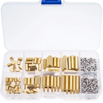 241PCS M3 Male Female Hex Brass Spacer Standoff Screw Nut Assortment Kit for PCB Board with Screwdriver
241PCS M3 Male Female Hex Brass Spacer Standoff Screw Nut Assortment Kit for PCB Board with Screwdriver