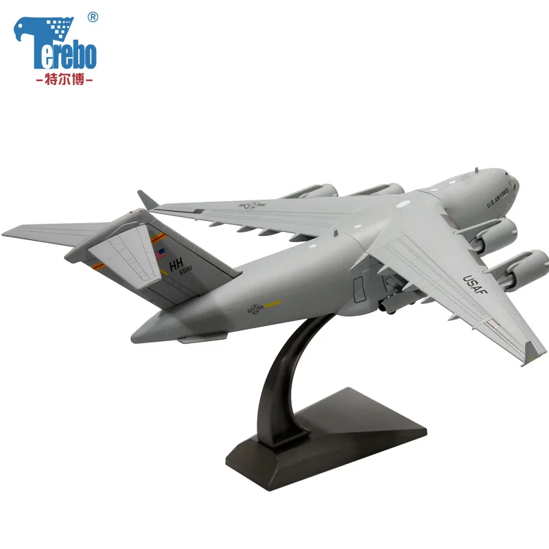 Terebo 1:200 c17 transport model c-17 alloy aircraft model simulation static military finished toy collection gift
Terebo 1:200 c17 transport model c-17 alloy aircraft model simulation static military finished toy collection gift