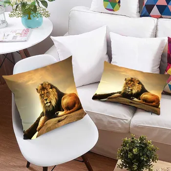 WOSTAR 2020 New cushion cover 40x40cm throw pillow case 3d Print Animal pattern Sunset lion home decor sofa Chair pillow case
WOSTAR 2020 New cushion cover 40x40cm throw pillow case 3d Print Animal pattern Sunset lion home decor sofa Chair pillow case