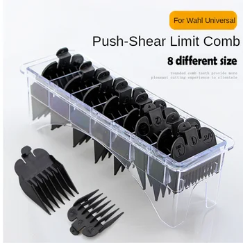 8Pcs For WAHL Black Universal Hair Clipper Limit Comb Guide Attachment Size Barber Replacement For Wahl G0311 
8Pcs For WAHL Black Universal Hair Clipper Limit Comb Guide Attachment Size Barber Replacement For Wahl G0311