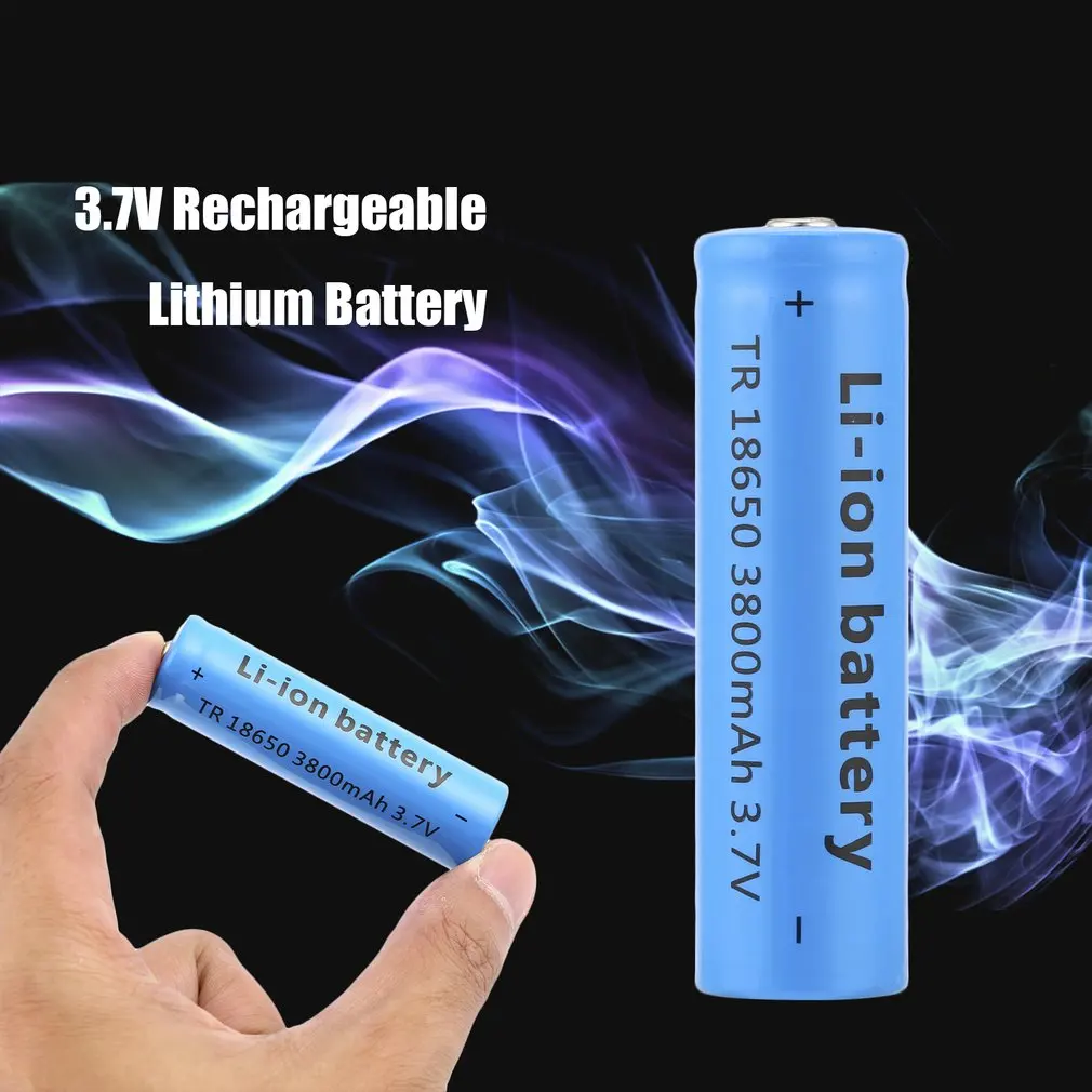 18650 Li-ion 3800mAh Capacity 3.7V Rechargeable Battery for LED Torch Flashlights Blue New Torch 18650 Batteries
18650 Li-ion 3800mAh Capacity 3.7V Rechargeable Battery for LED Torch Flashlights Blue New Torch 18650 Batteries